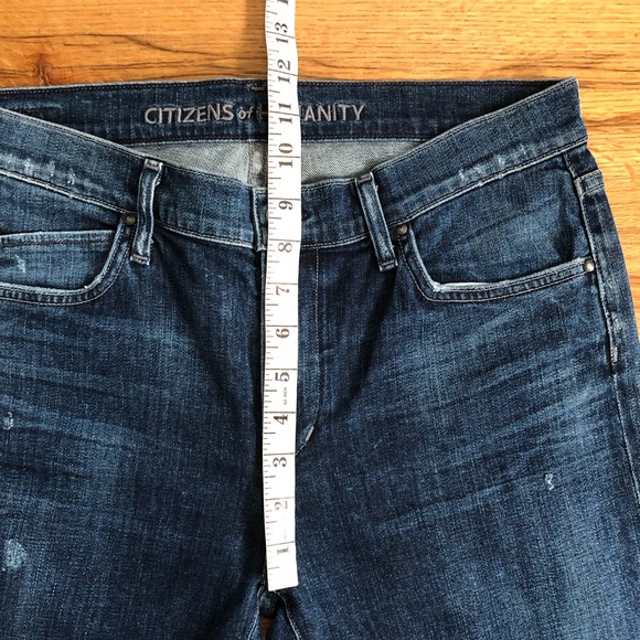 Never worn Citizens of Humanity Carlton ankle straight leg jeans blue size 30 - Picture 6 of 16